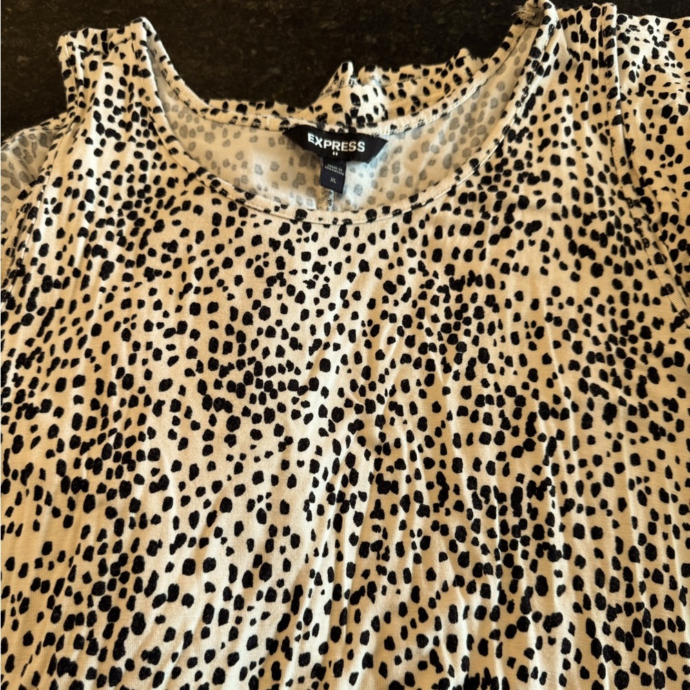 XL Express tshirt maxi dress